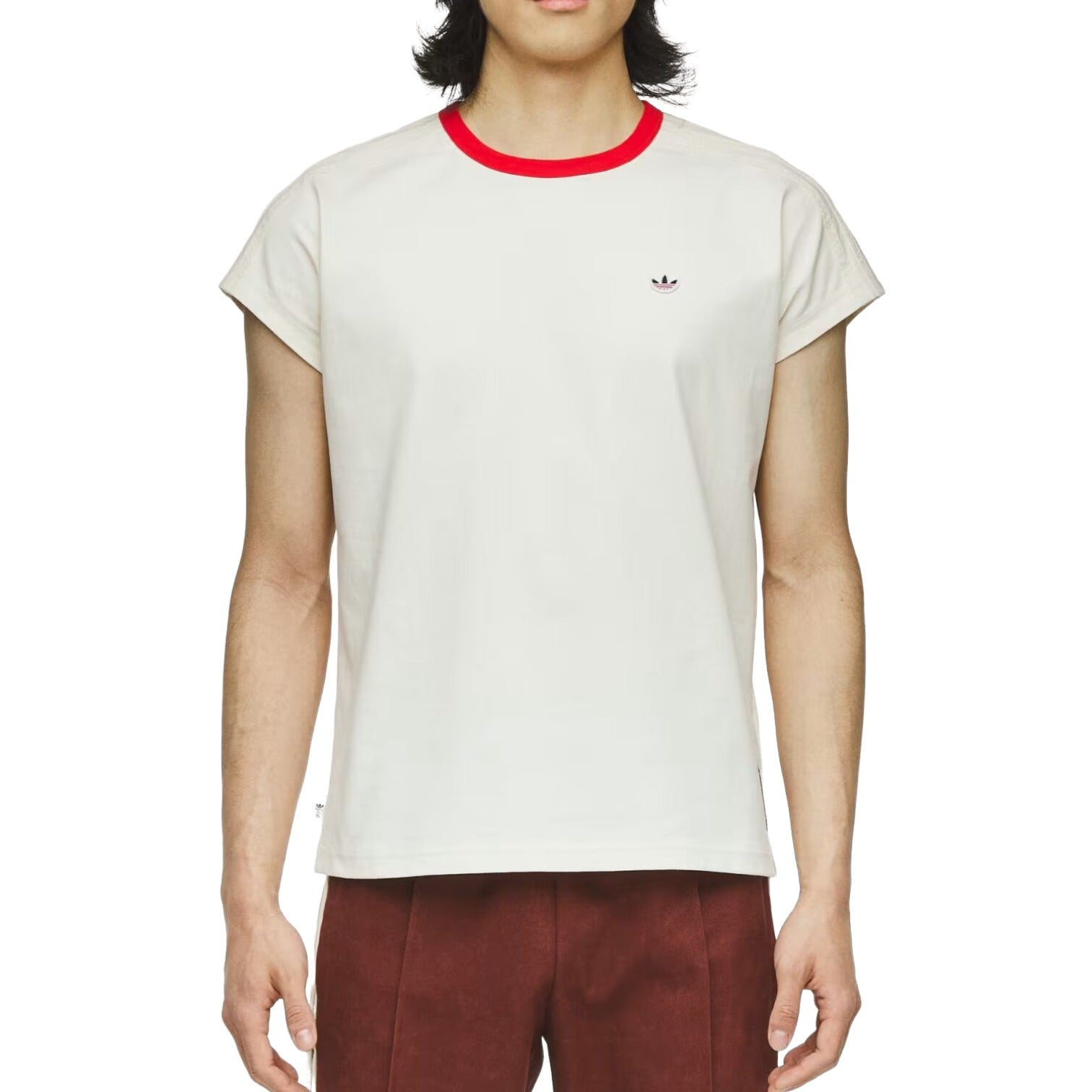 Футболка Adidas x CLOT by Edison Chen Dolman 'Wonder White' — фото 3