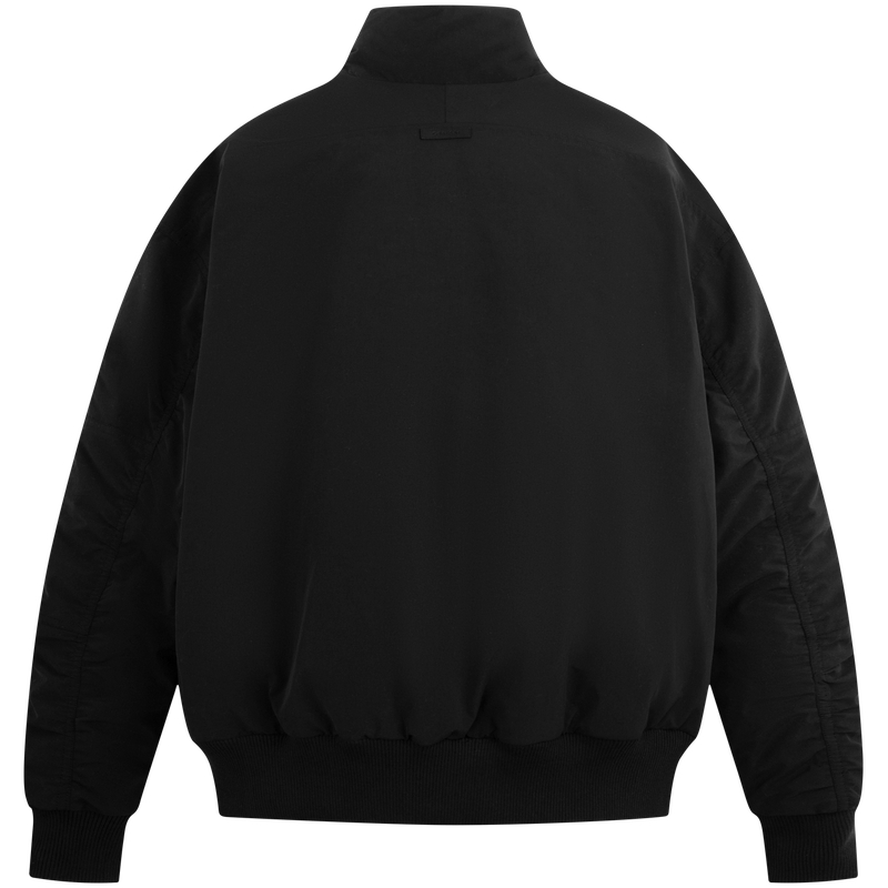 Calvin Klein Куртка пуховик мужская весенняя красная, UB1-Space Black — фото 4