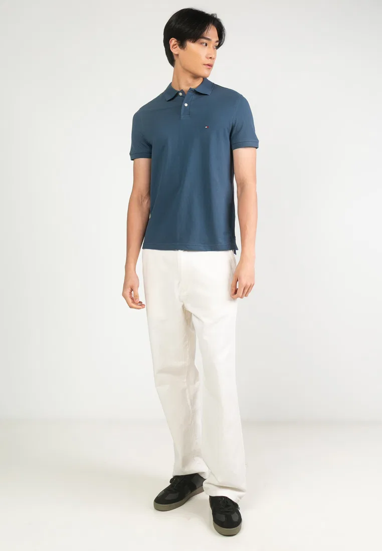 Поло, Regular Fit, 1985, Tommy Hilfiger, синий — фото 4