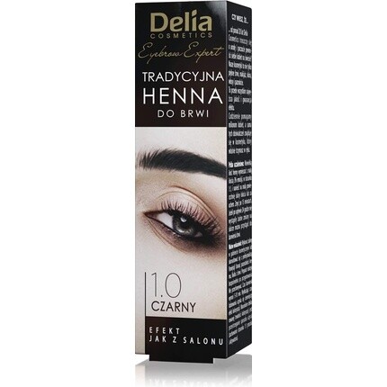 

Delia Cosmetics Традиционная черная тинт для бровей Профессиональная краска 2G, Delia Cosmetics - Eyebrow Tint