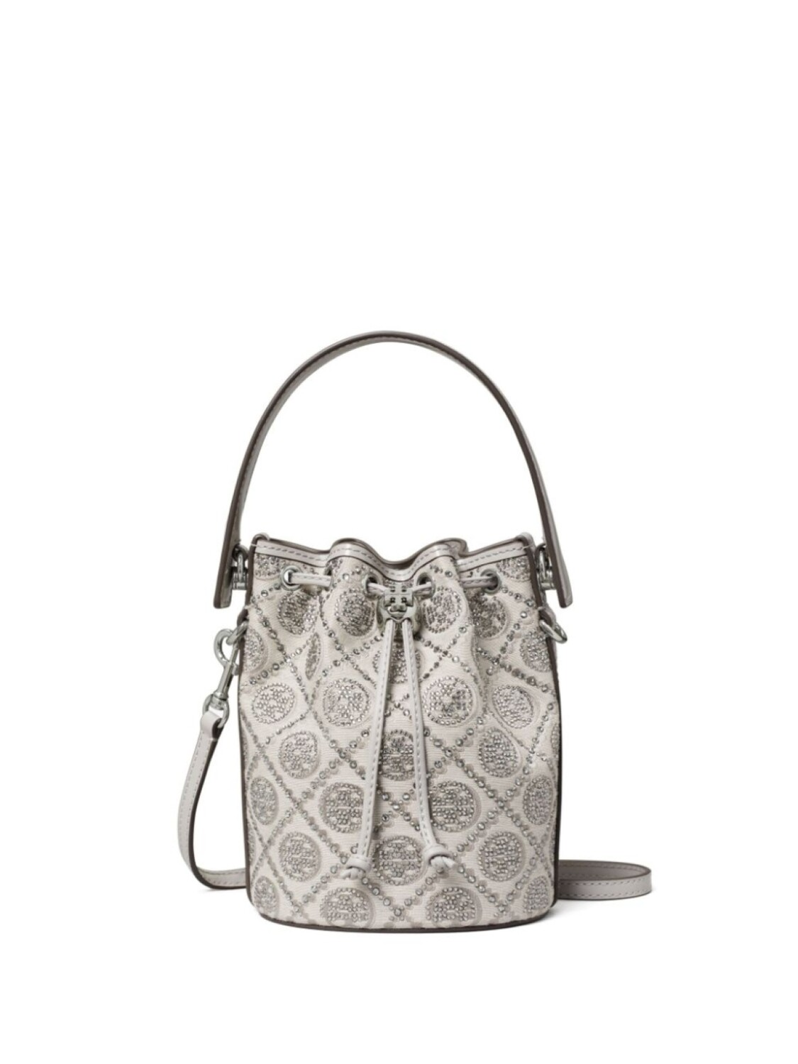 

Tory Burch сумка-ведро T Monogram, нейтральный