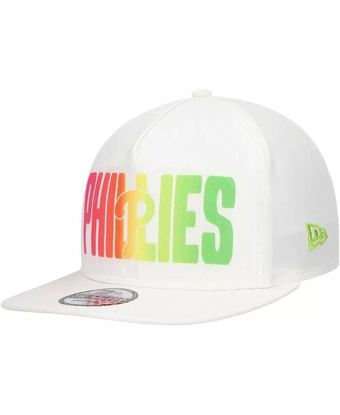 

Мужская белая кепка Philadelphia Phillies Spring Spectrum Golfer Snapback New Era, белый