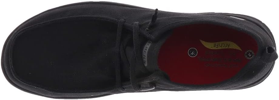 Мужские оксфорды Skechers Work Arch Fit Melo SR, черный — фото 2
