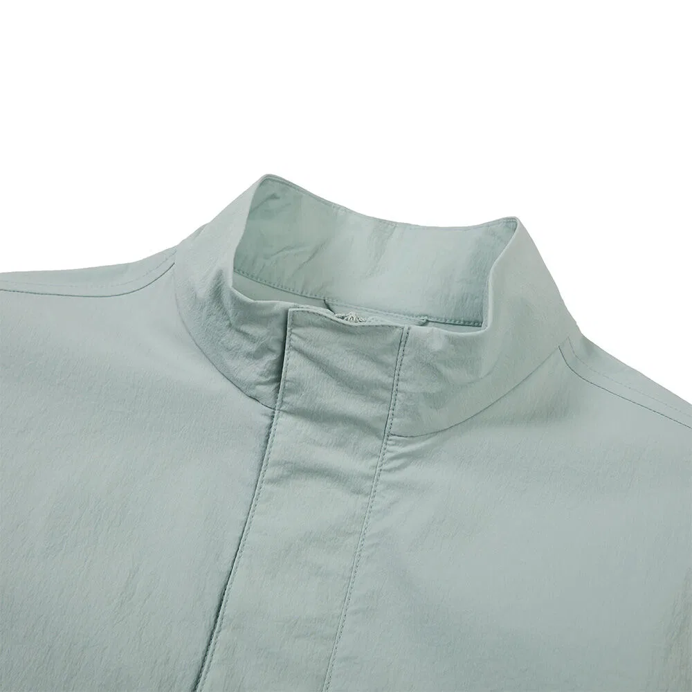 Детский анорак с воротником-стойкой Root Stand Neck Mid Mint от Snowpeak Apparel Kids — фото 4