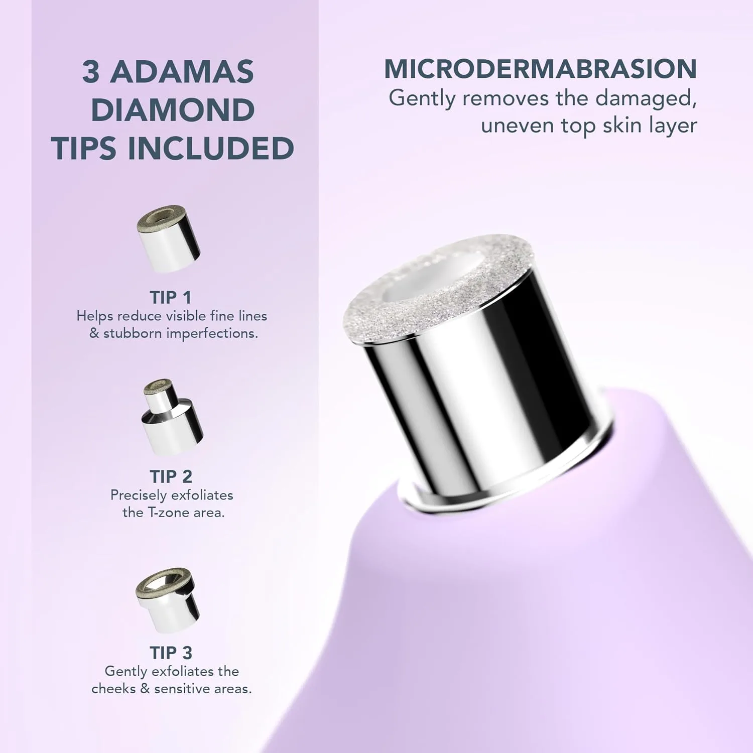FOREO KIWI derma Машина для микродермабразии, удаление белых и черных точек для лица - инструменты для ухода за кожей - экстрактор черных точек - без пор-стрипов, вакуумный удалитель черных точек, Kiwi Derma — фото 4