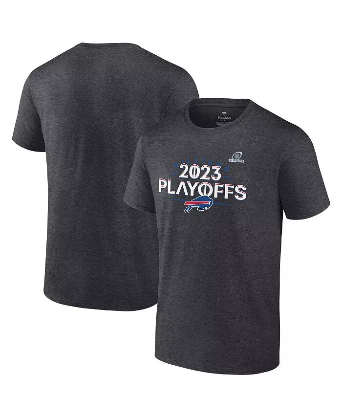 

Футболка мужская Heather Charcoal Buffalo Bills 2023 NFL Playoffs Fanatics