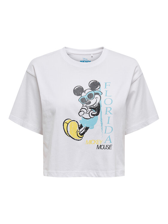 

Футболка обычного кроя Mickey Minnie 15348126 Only, белый