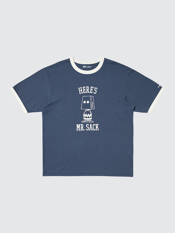 Футболка UT с графикой Peanuts Uniqlo, 69 navy — фото 4