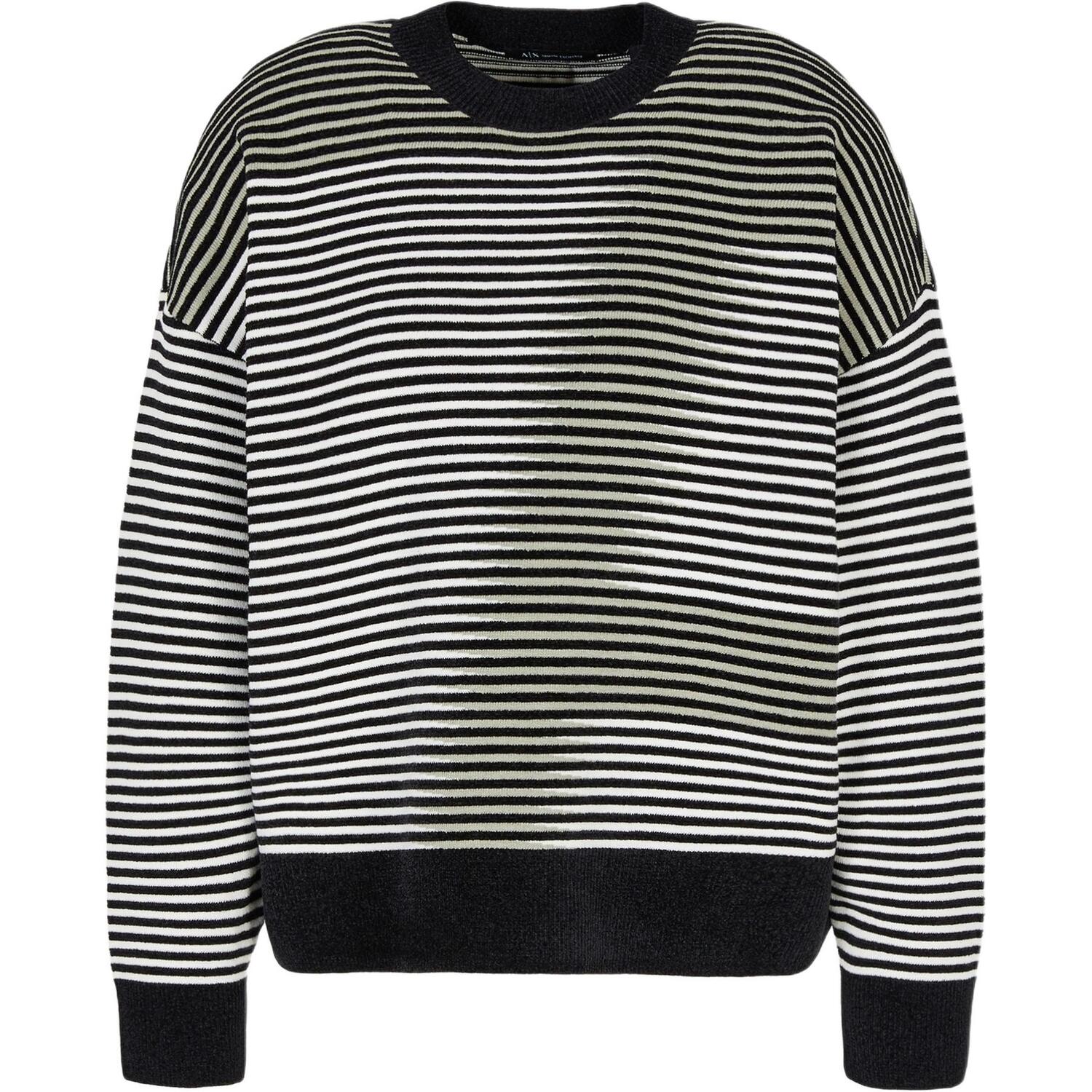 

Свитер AE SS24 черно-белый ARMANI EXCHANGE