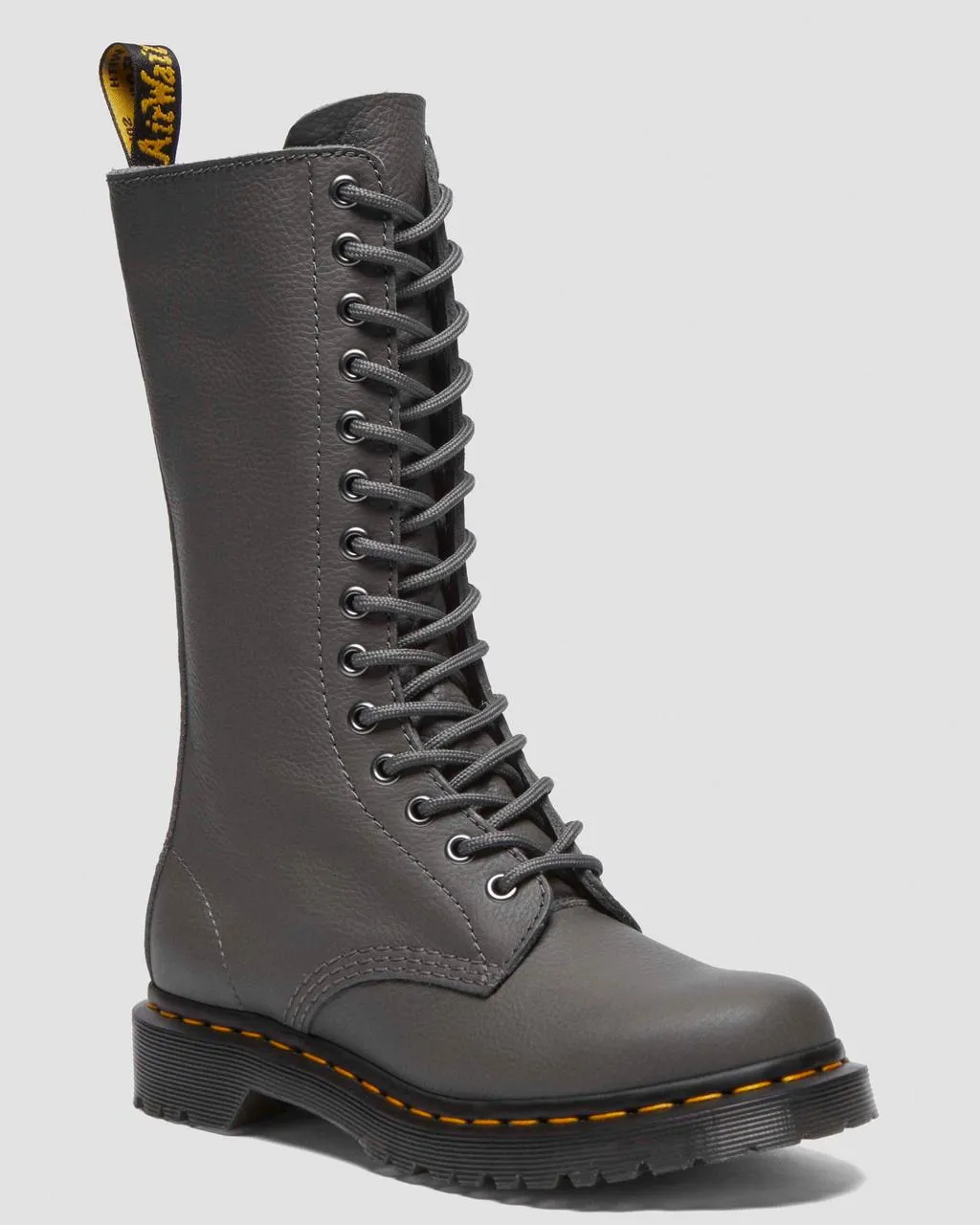 

Кожаные ботинки Dr. Martens 1B99 Virginia до середины икры, цвет Gunmetal — Virginia