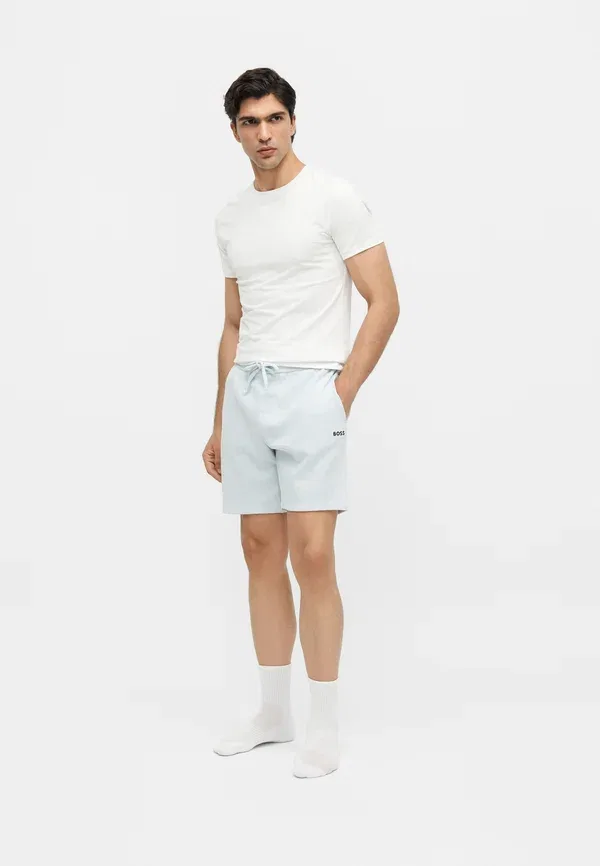 Пижамные штаны Boss, модель Waffle, голубой — фото 2