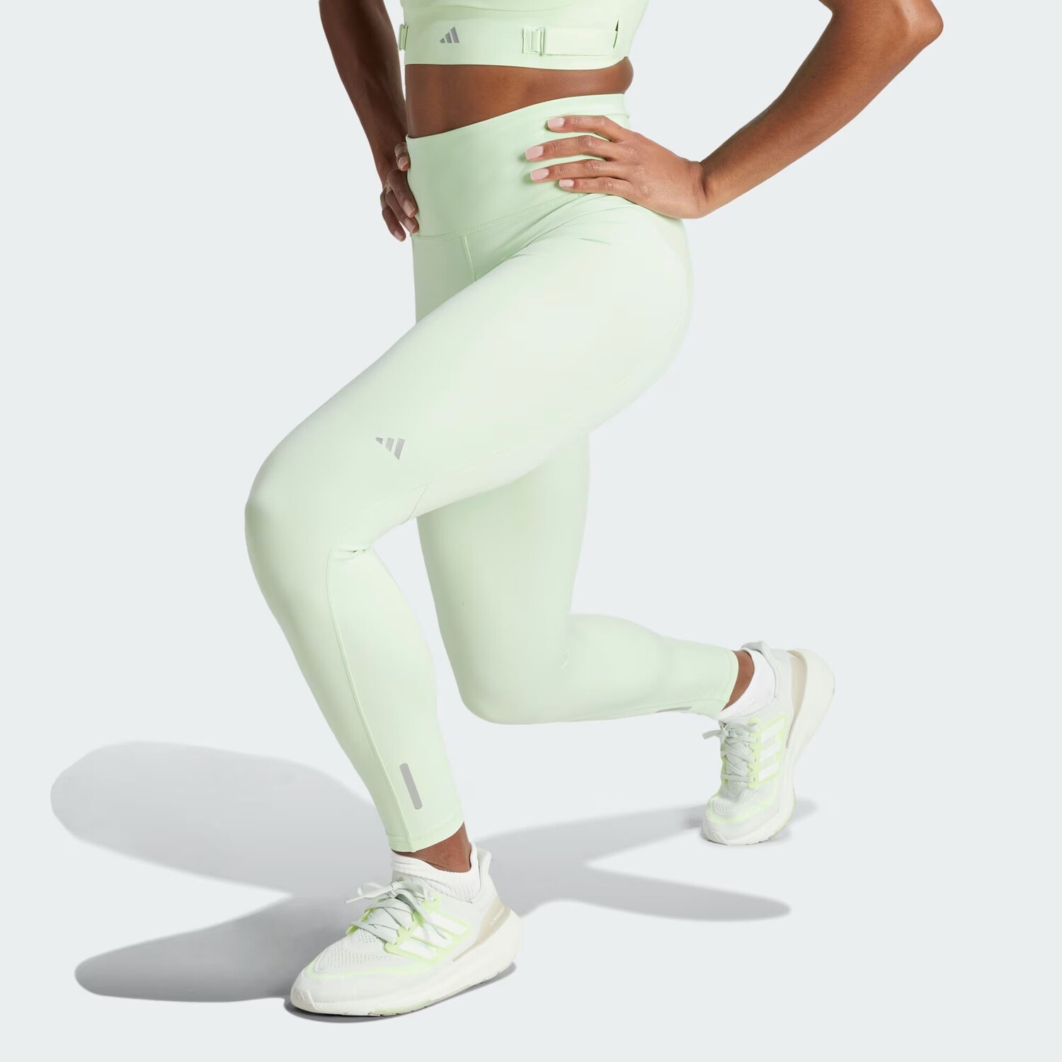 

Леггинсы Ultimate для бега 7/8 Adidas, цвет Semi Green Spark