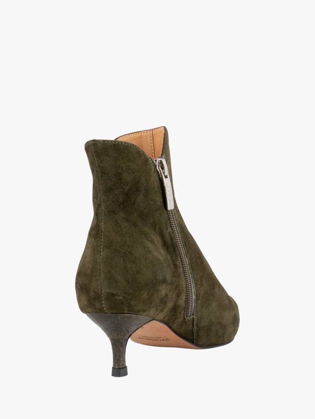Ботинки щиколотки Saga из смесовой замши WODEN SHOE THE BEAR, Khaki — фото 3