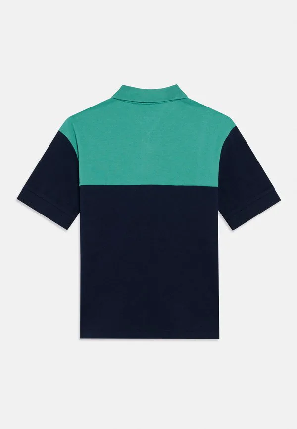 Рубашка-Поло из пике с цветовыми блоками Tommy Hilfiger, Bahama Green Colourblock — фото 2