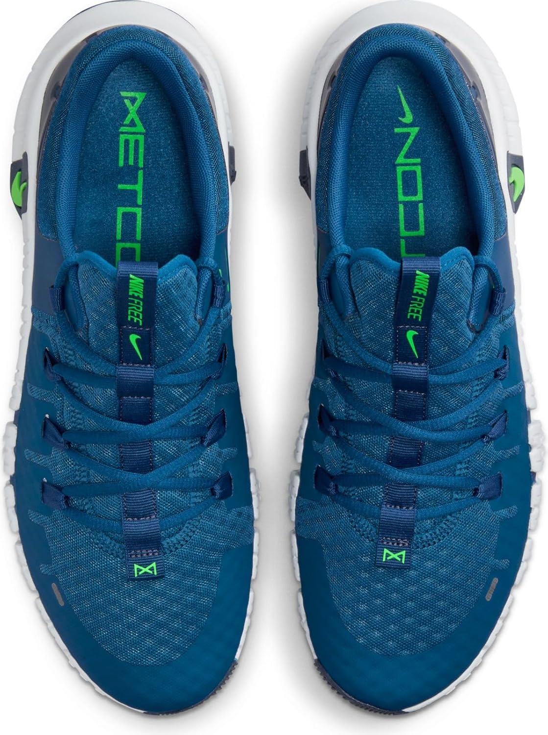 Мужские гимнастические кроссовки Nike, размер 7,5 (Великобритания), Court Blue Green Strike 401 — фото 4