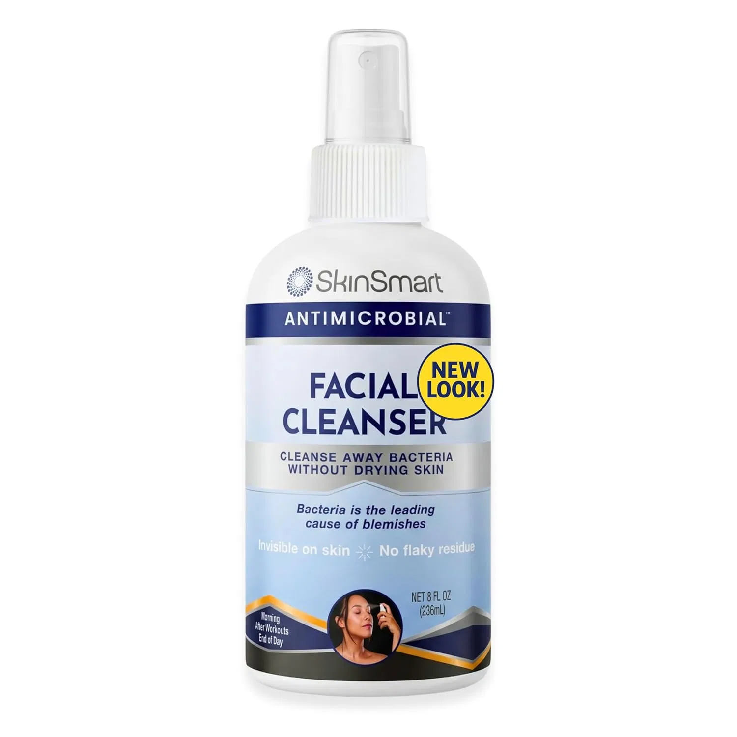Крем для лица Skinsmart Antimicrobial — Очищающее средство для лица от акне «Facial Cleanser» от, 237 мл