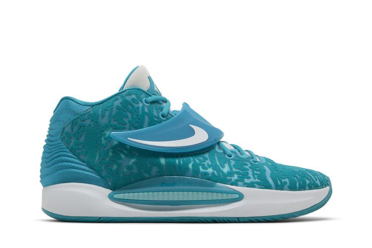 Кроссовки Nike KD 14 TB 'Rapid Teal', бирюзовый — фото 2