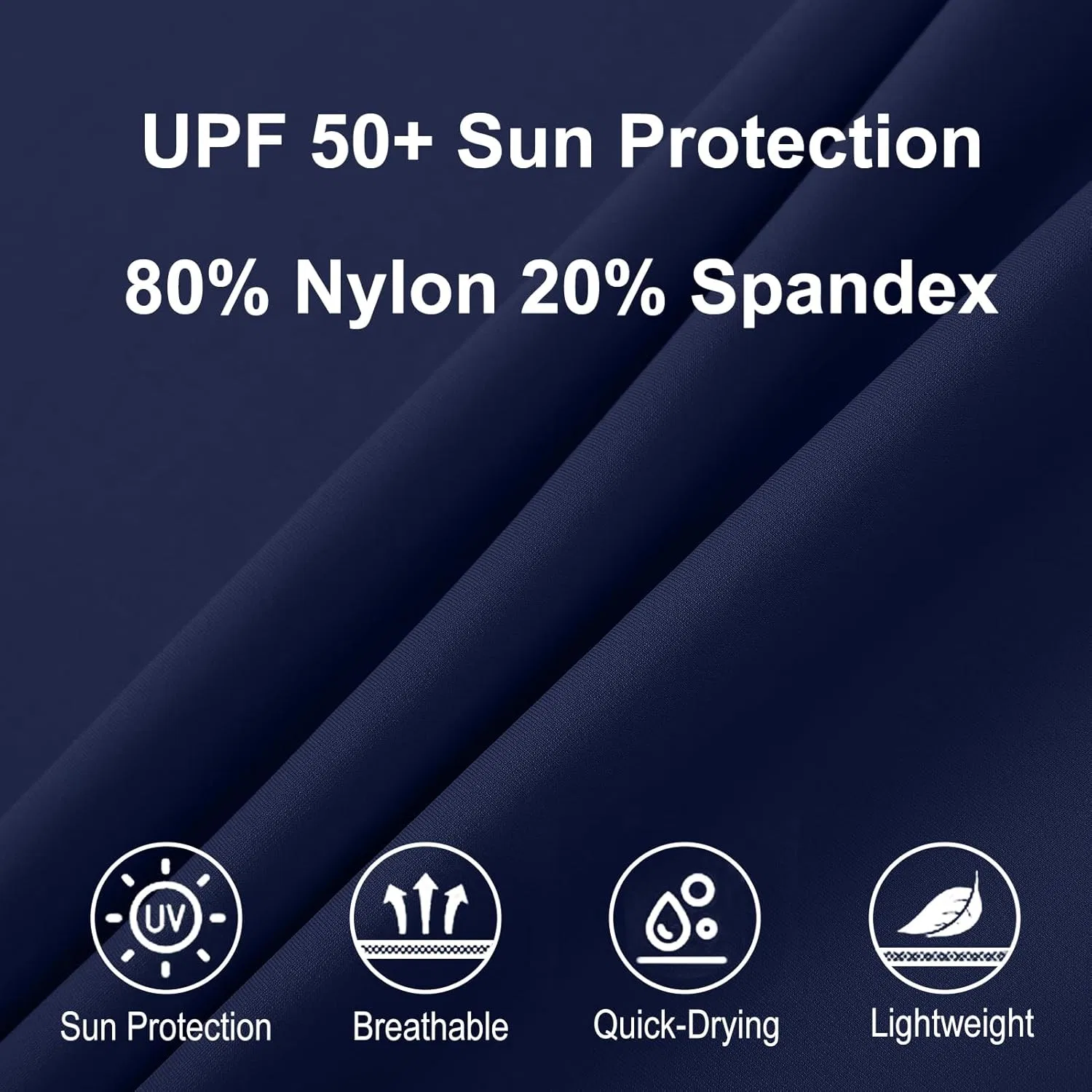 Детская футболка для плавания UPF 50+, Shouldin, Navy — фото 4