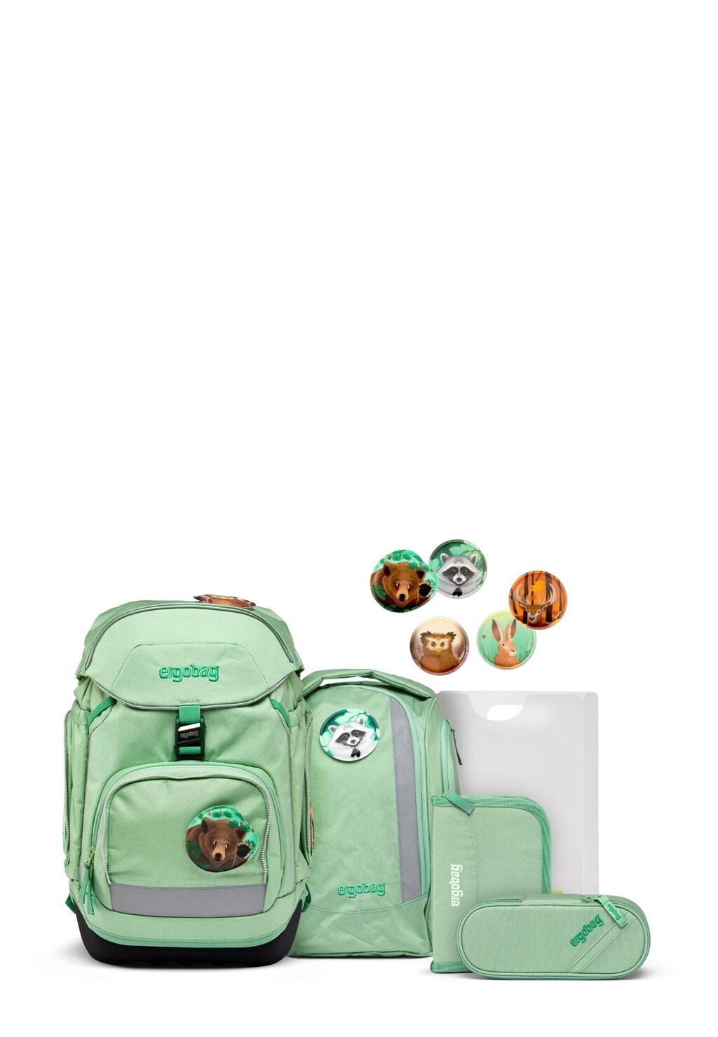 

Набор школьных сумок LUMI-EDITION Ergobag, цвет waldbärwohner