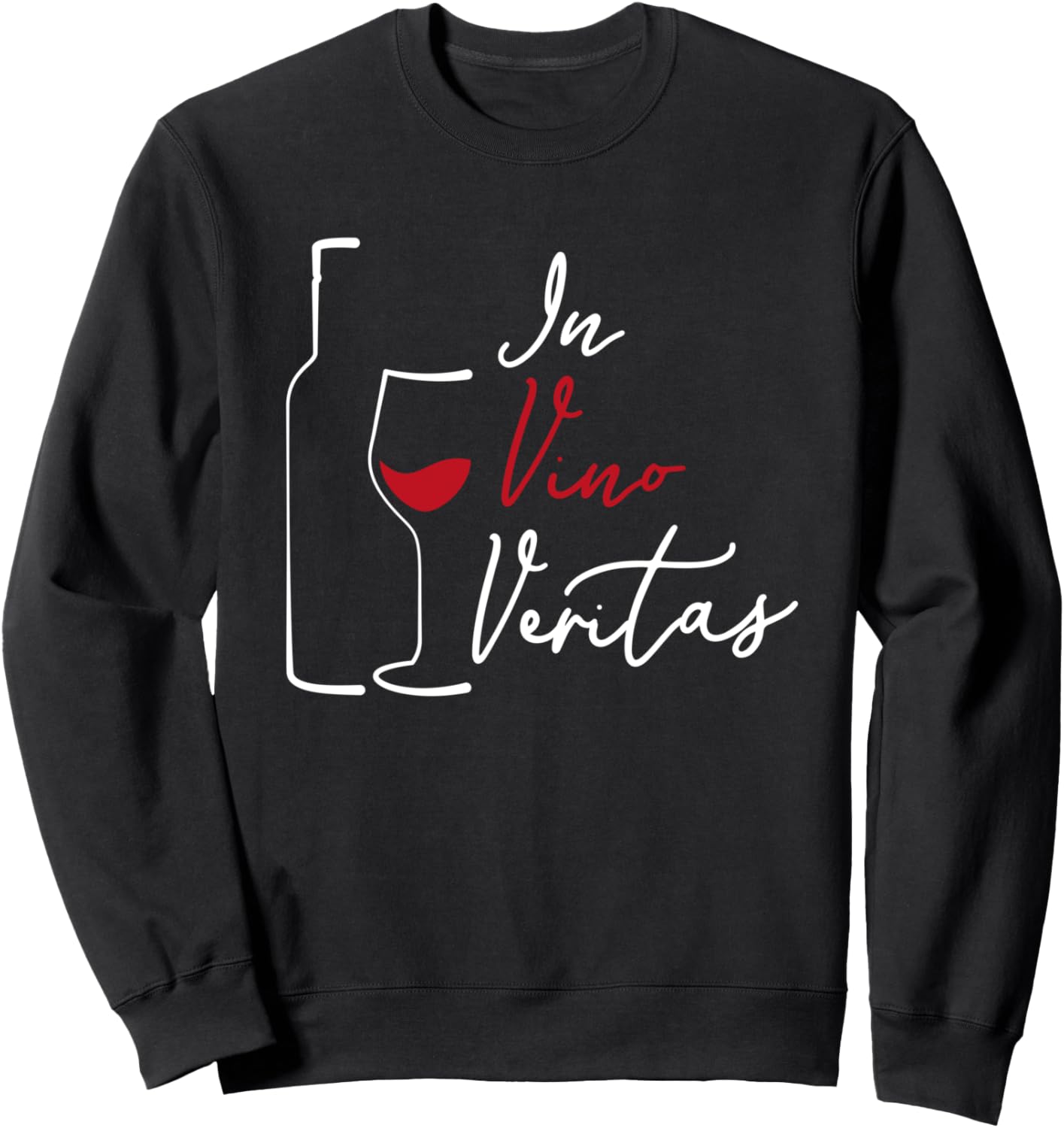 

In Vino Veritas - Толстовка для любителей латиноамериканского вина Retro Gifts For Wine-Loving Philosophers, черный