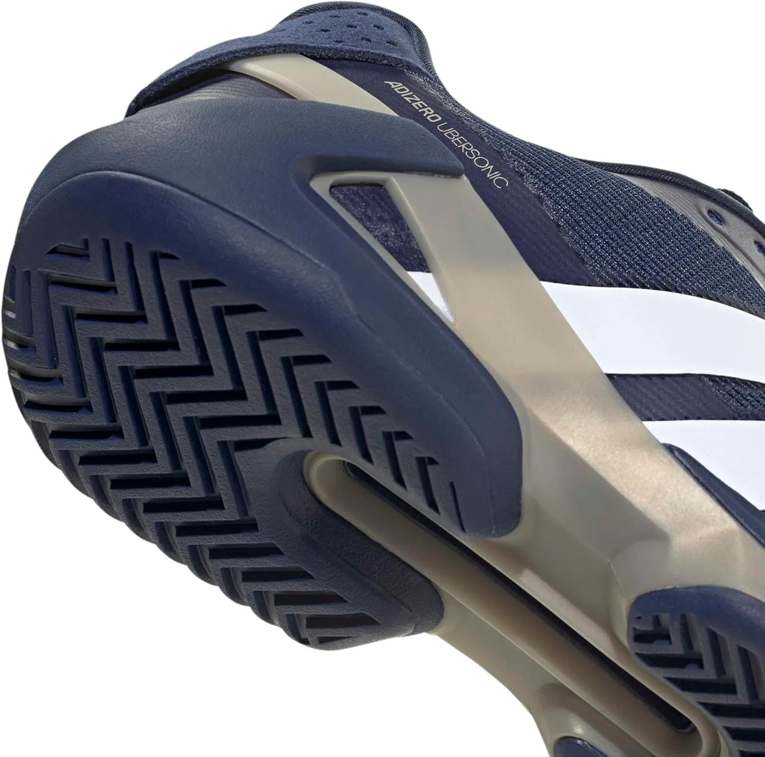 Кроссовки для тенниса Adidas Adizero Ubersonic 5, темно-синие/белые — фото 2