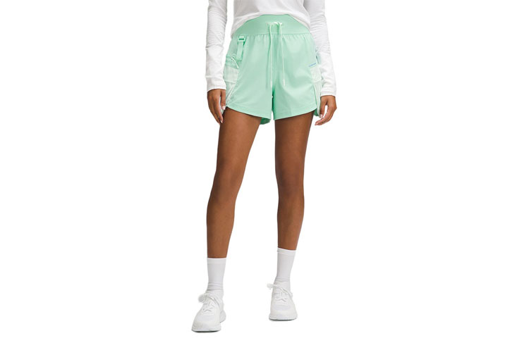 

Спортивные шорты 4' женские Lululemon, Wild Mint Moment