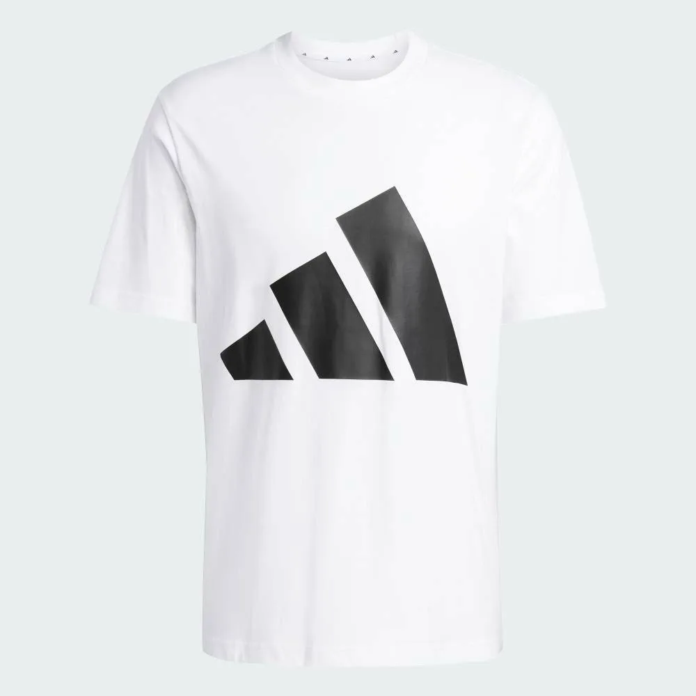 Футболка Essentials с большим логотипом и коротким рукавом Adidas, white — фото 4