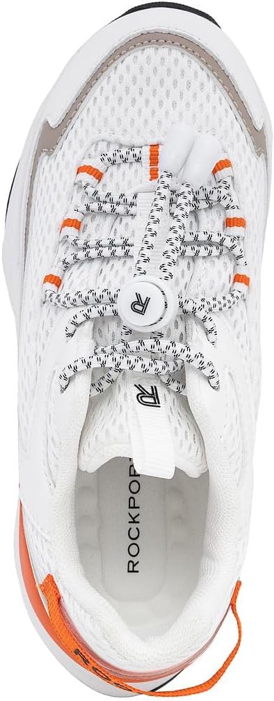Кроссовки для мальчиков Rockport Kids - Прочные, дышащие с сетчатым верхом, с амортизирующей подошвой для комфорта - Спортивная обувь для ходьбы, бега и школы, на шнуровке/резинке (для детей старшего и младшего возраста), белый — фото 4
