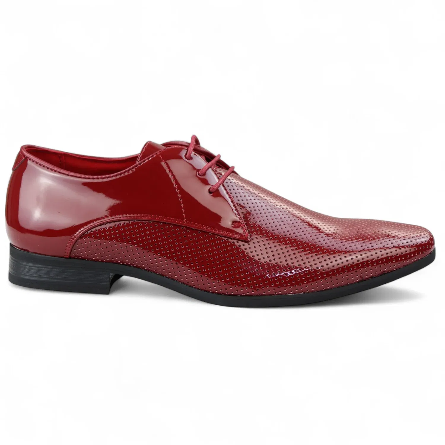 Оксфорды с перфорацией Infinity Leather, красный