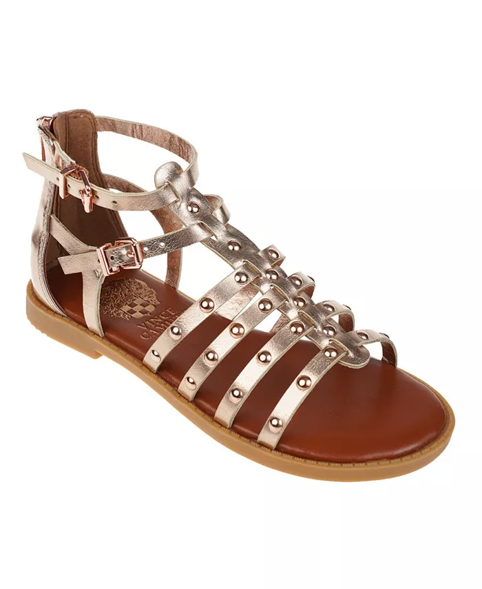 

Сандалии для девочек с металлическими шипами Big Girl's Metallic Stud Detail Vince Camuto, золотой