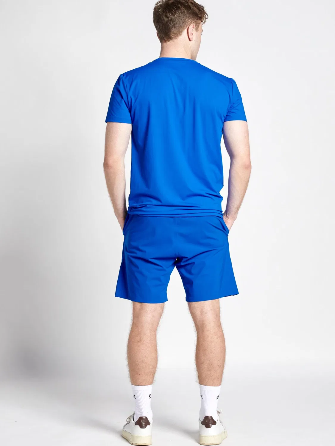 Спортивные шорты Sportkind Regular Workout Pants Performance Shorts цвета кобальтово-синего — фото 4