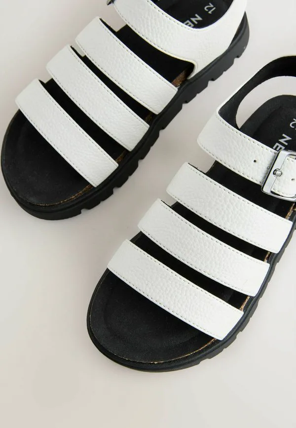 Массивные сандалии для ходьбы стандартного кроя Next, Bone White — фото 3