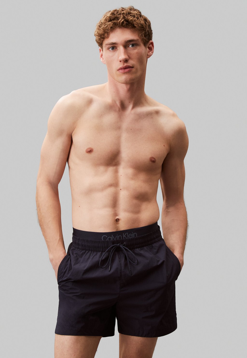 

Шорты для плавания MEDIUM DOUBLE Calvin Klein Swimwear, синий