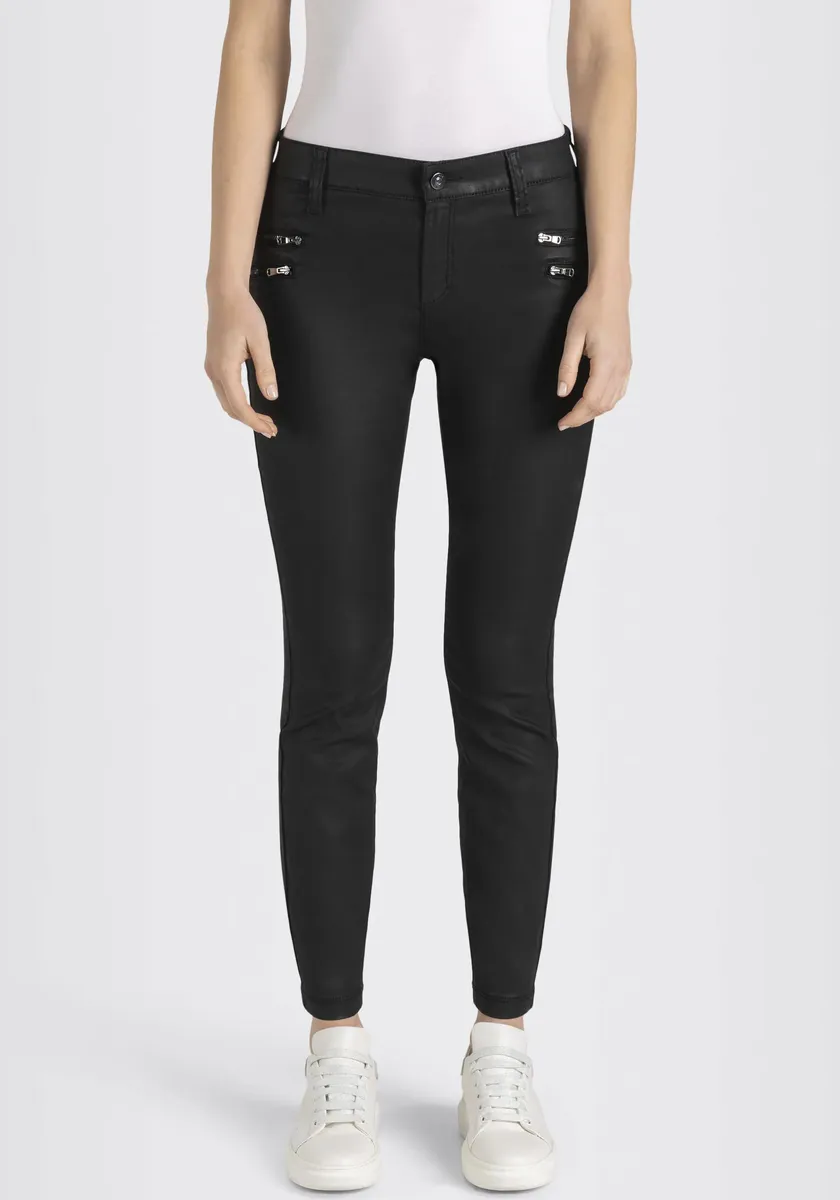 

Брюки-трубы MAC "Skinny Zip", черный