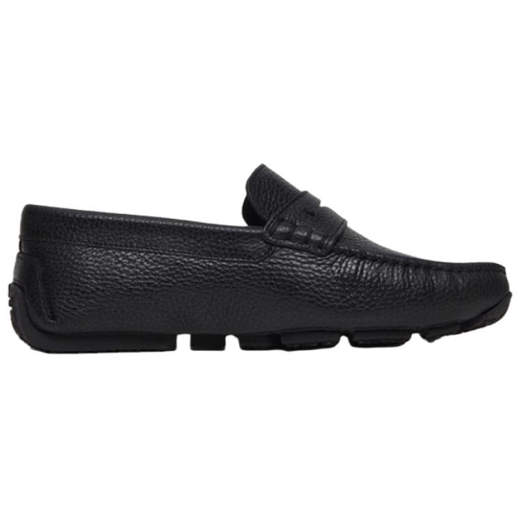 Bally Мужские повседневные кожаные туфли из коровьей кожи, черный — фото 4