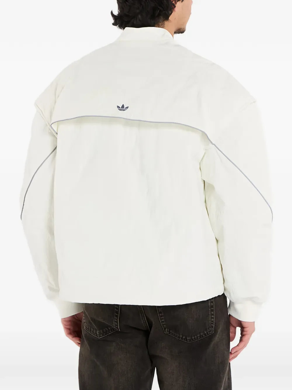 Гоночная куртка Motor Ave Adidas, белый — фото 4