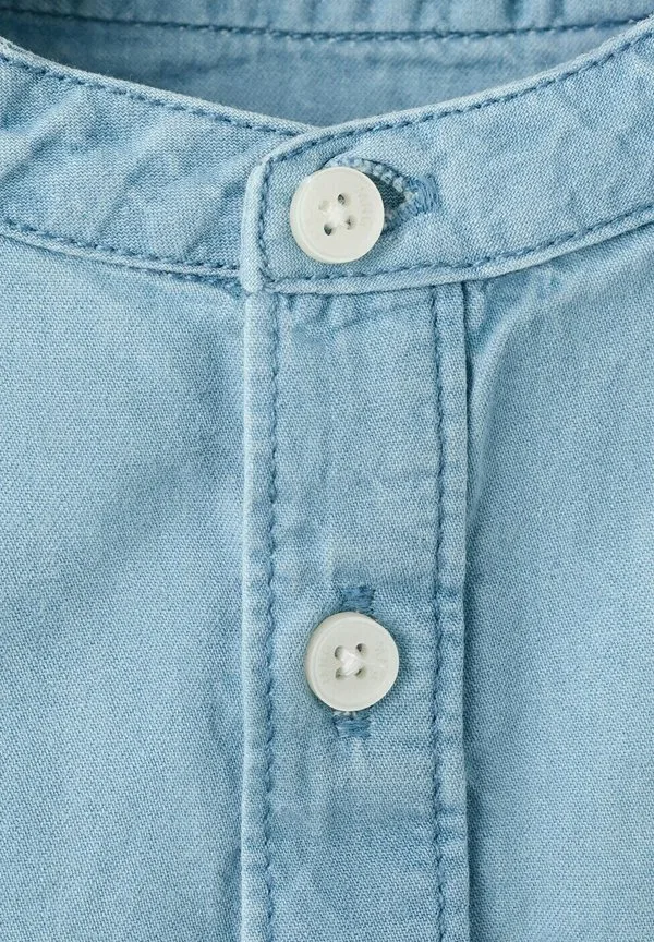 Детская рубашка Mango Kids, Light Blue — фото 3