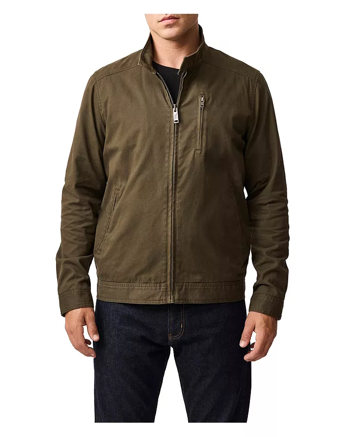 

Мужская куртка Harrington Armitage из хлопкового твила Rodd & Gunn, серебро