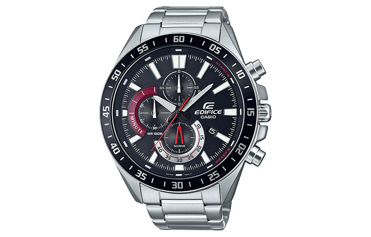 

CASIO Часы Men EDIFICE Black Watch EFV-620D-1A4V, Black Dial