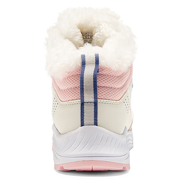 Детские зимние ботинки Skechers Kids, бежевый/розовый — фото 4