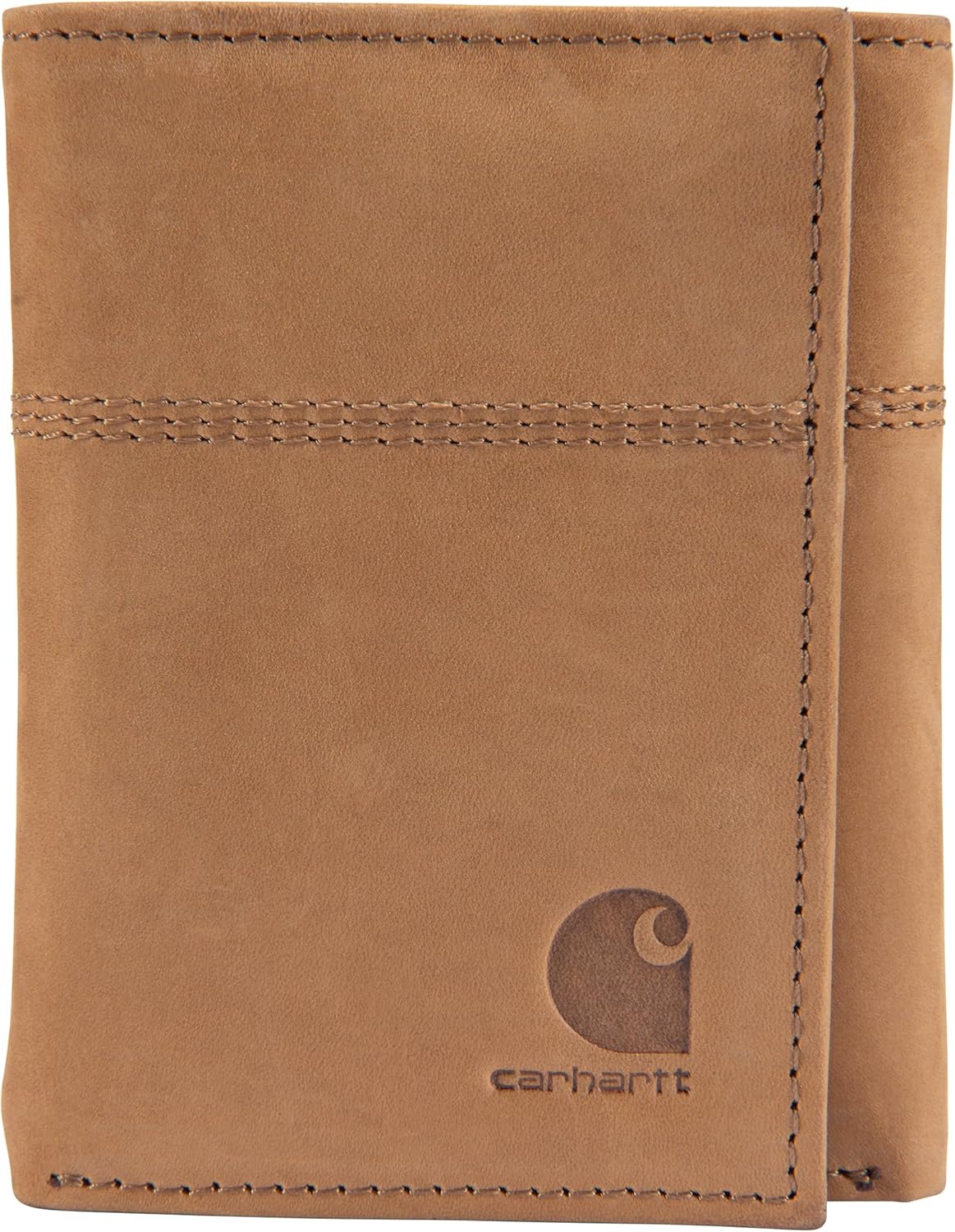 

Carhartt мужские повседневные кошельки из седловой кожи, доступны в различных стилях и цветах, Carhartt Brown (Trifold)