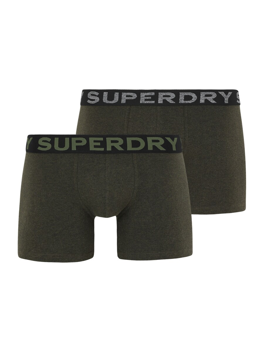 

Боксерские шорты Superdry, цвет Olive/Kiwi
