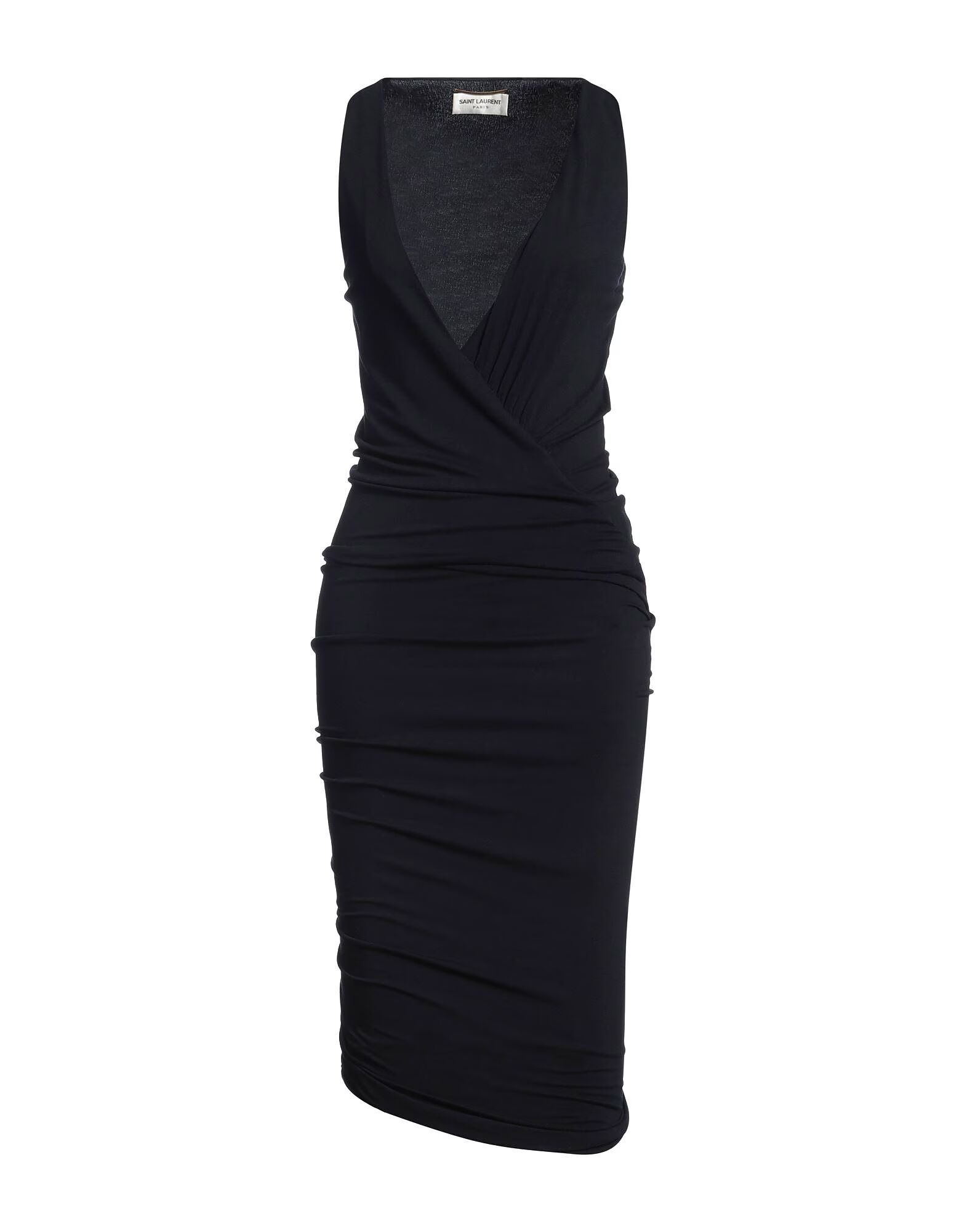 

Платье миди Saint Laurent, черный