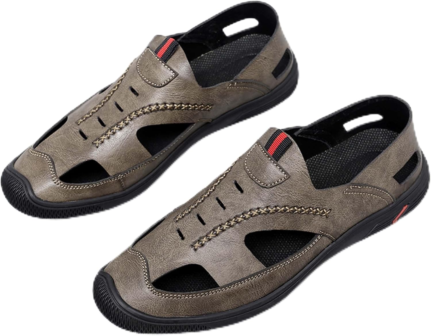 

Мужские новые дышащие сетчатые кожаные туфли с быстрой сушкой, деловые повседневные спортивные туфли, легкие широкие прогулочные туфли-обувь для брода, модные спортивные туфли Dzbajrqm, зеленый