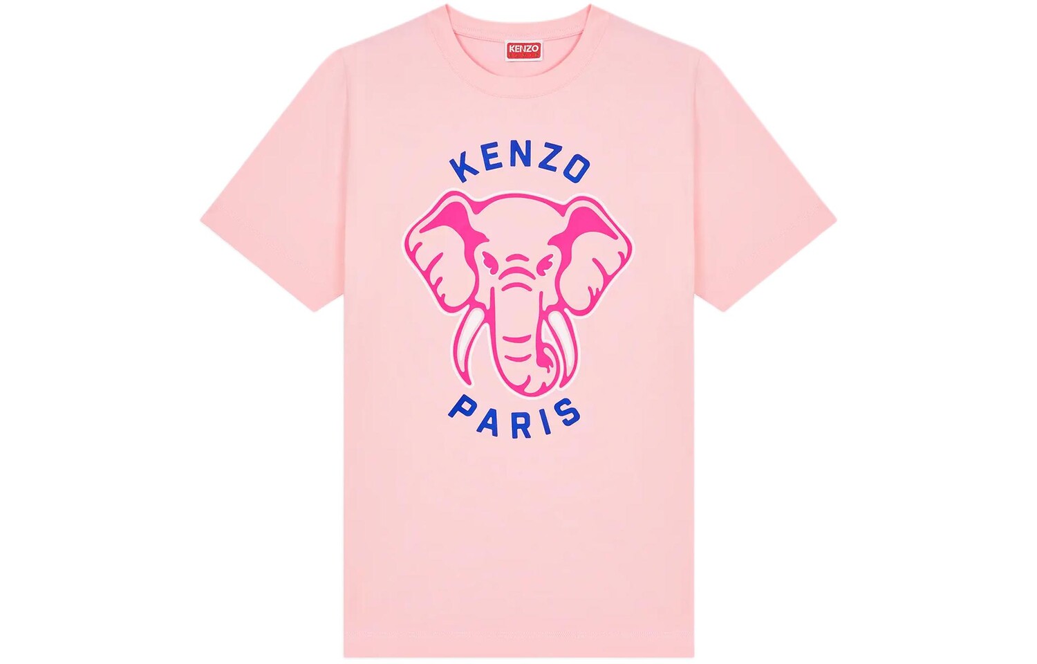 

Футболка женская Kenzo с рисунком, розовый / синий