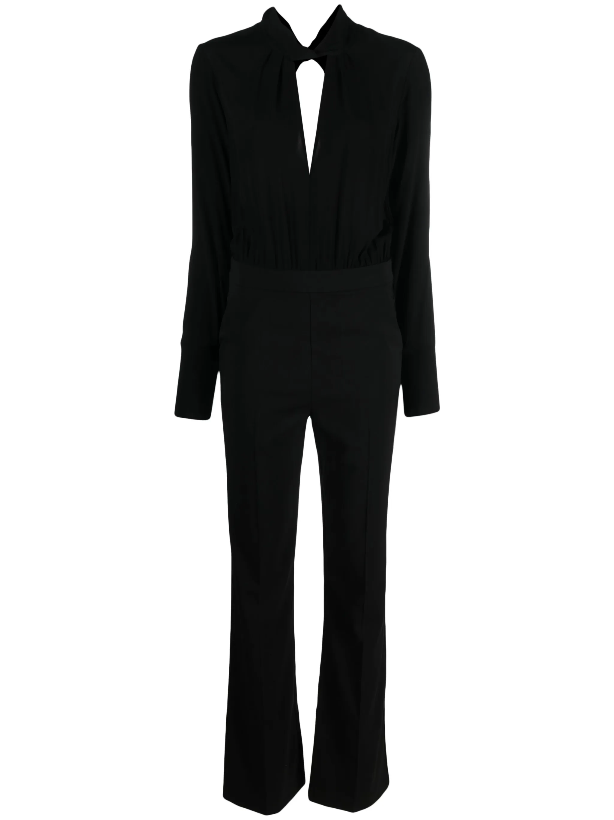 

Креповый комбинезон Essential Patrizia Pepe, черный