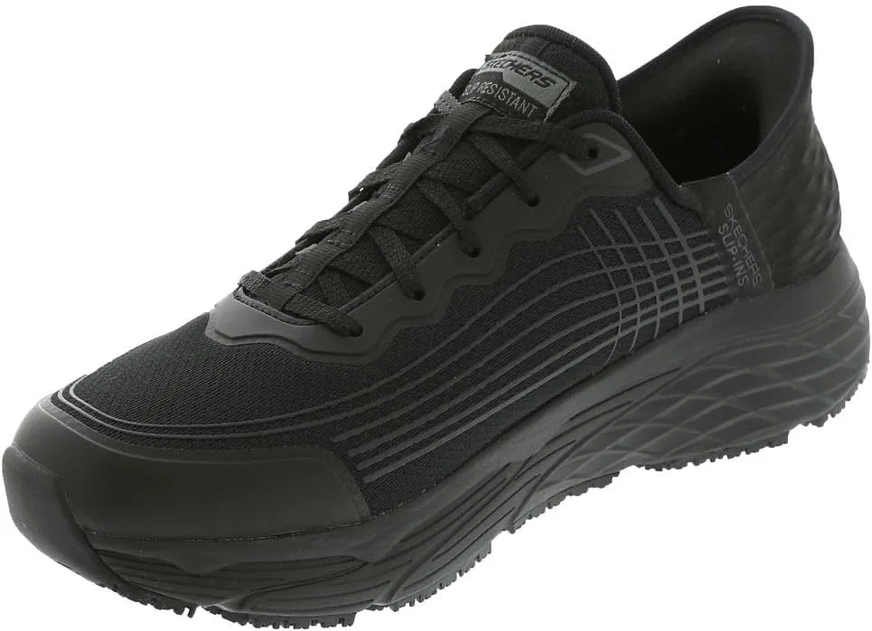 Мужские кроссовки Skechers Max Cushioning Elite SR-Remma, черный — фото 4
