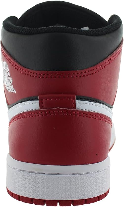 Мужские кроссовки Jordan 1 Mid белый/темно-синий-волчий серый (DQ8426 104) Nike — фото 3