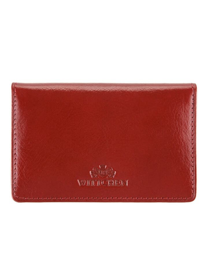 

Кошелек Wittchen Visitenkartenetui Kollektion Italy (H)8x (B)12cm, красный