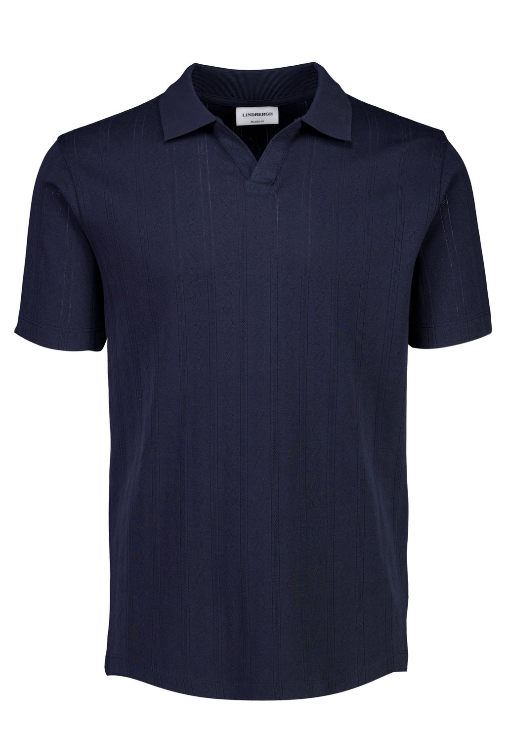 

Базовая футболка V-NECK POLO Lindbergh, темно-синий